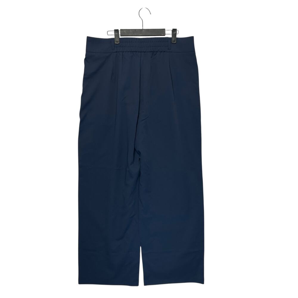 Halara Flex High Waisted Shirred Straight Leg Pants NWT Women's Sz XL Navy - Picture 3 of 6